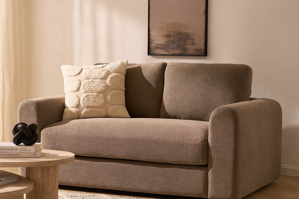 Antalya 2 seater - Chenille Mushroom - DUSK