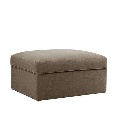 Antalya Storage Ottoman Pouffe - Chenille Mushroom - DUSK