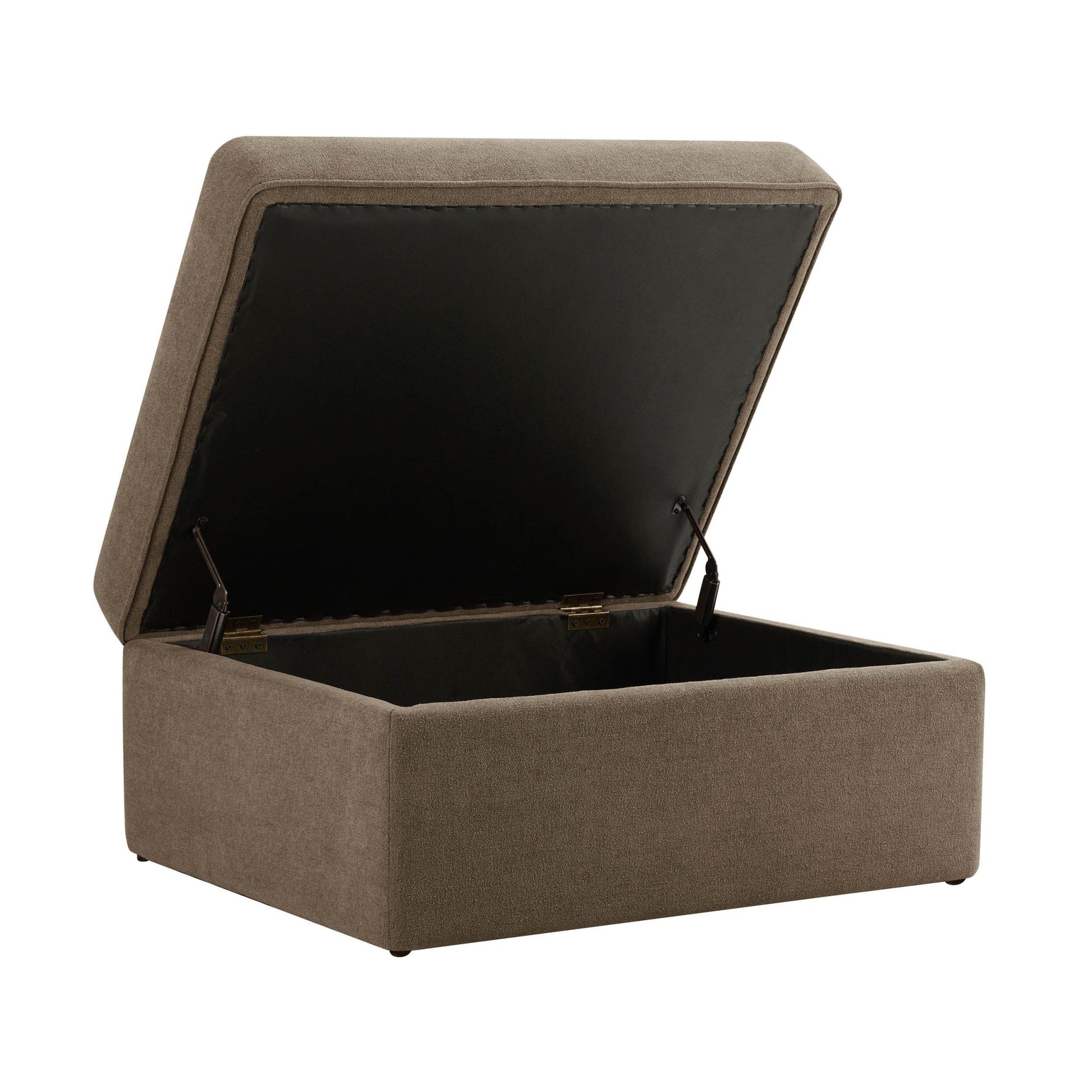 Antalya Storage Ottoman Pouffe - Chenille Mushroom - DUSK