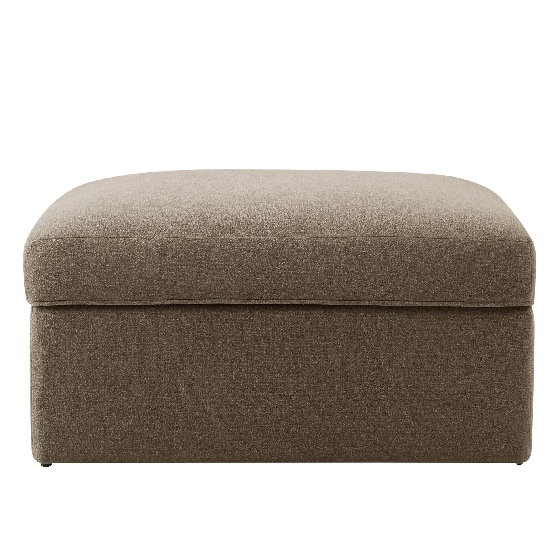 Antalya Storage Ottoman Pouffe - Chenille Mushroom - DUSK