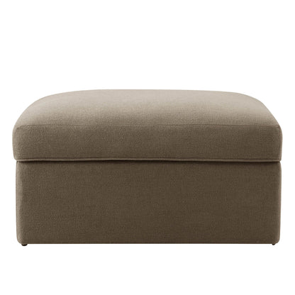 Antalya Storage Ottoman Pouffe - Chenille Mushroom - DUSK