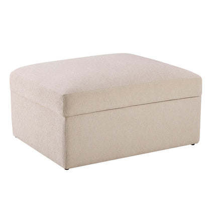 Antalya Storage Ottoman Pouffe - Sand Boucle - DUSK