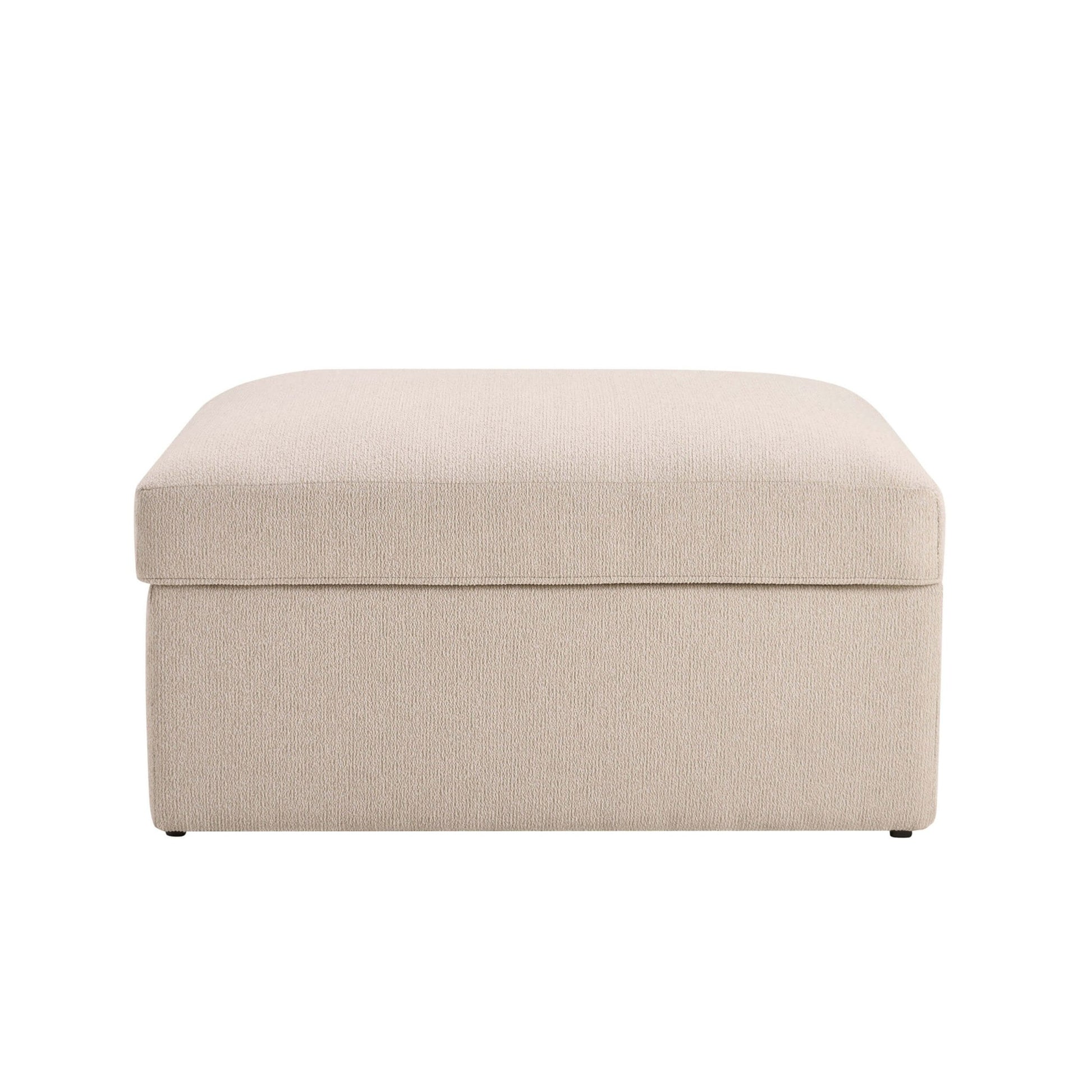 Antalya Storage Ottoman Pouffe - Sand Boucle - DUSK
