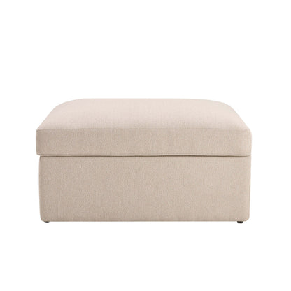 Antalya Storage Ottoman Pouffe - Sand Boucle - DUSK