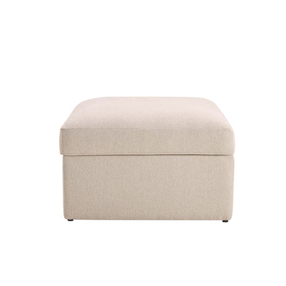 Antalya Storage Ottoman Pouffe - Sand Boucle - DUSK