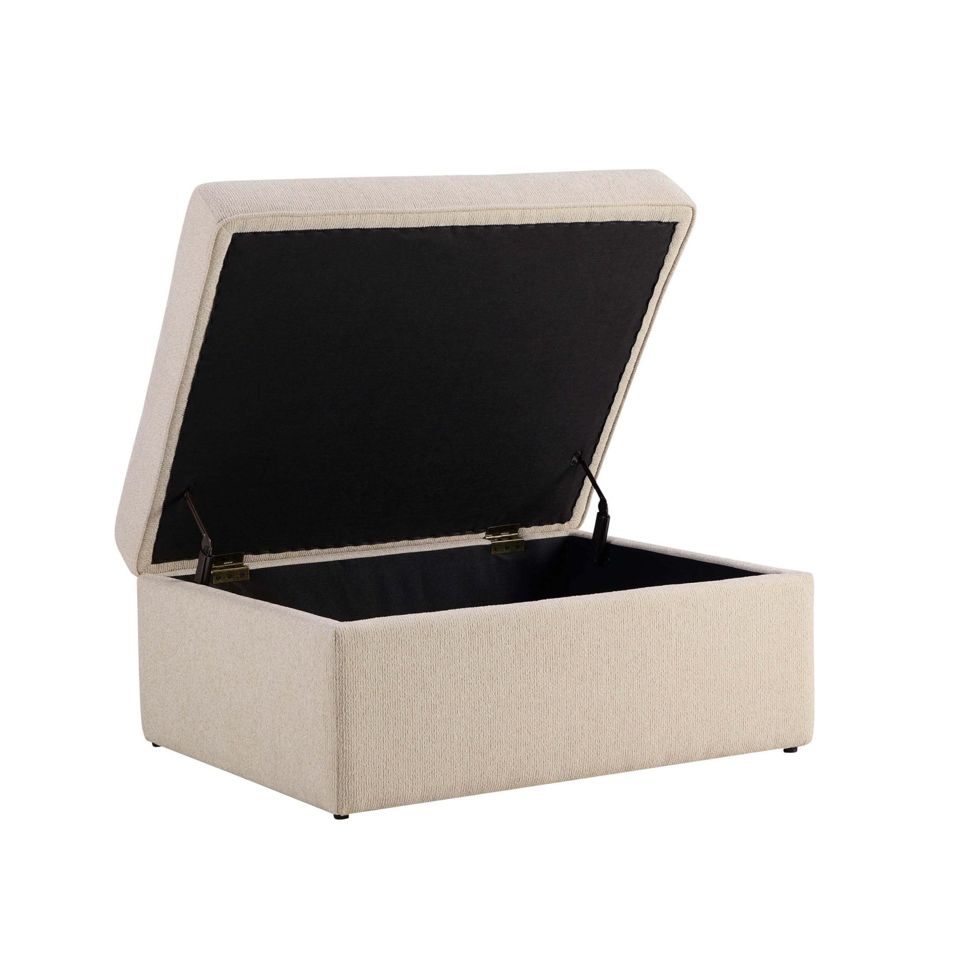 Antalya Storage Ottoman Pouffe - Sand Boucle - DUSK