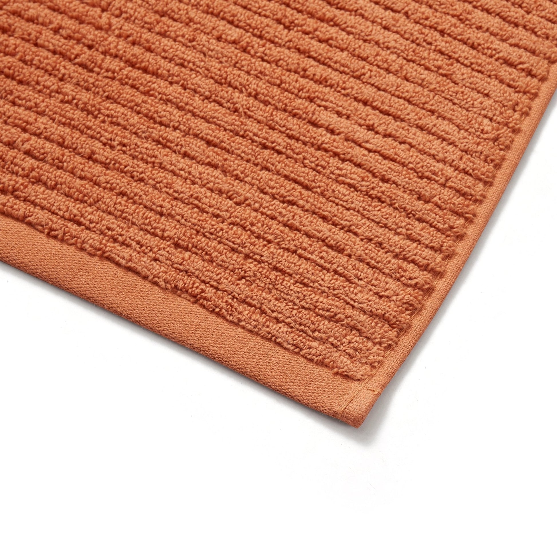 Antigua Fine Ribbed Towel Collection - Burnt Orange - DUSK