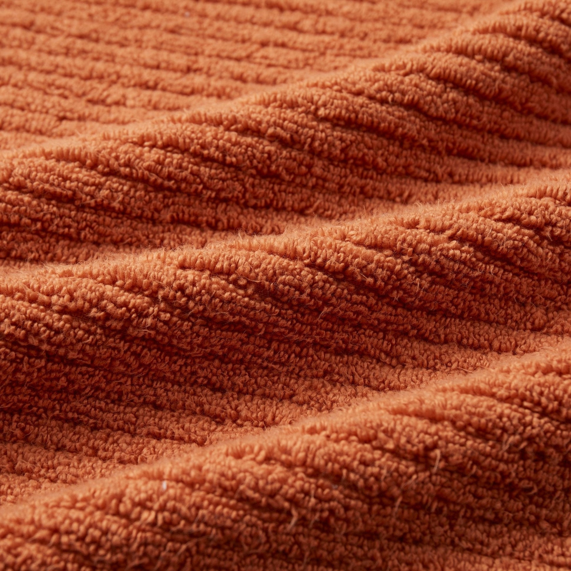 Antigua Fine Ribbed Towel Collection - Burnt Orange - DUSK