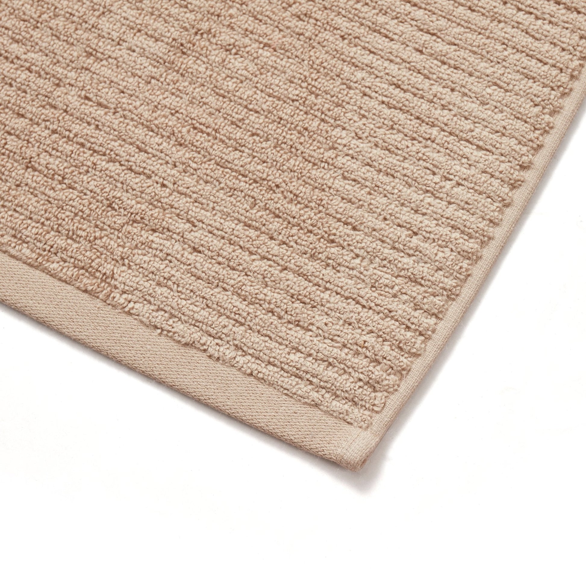 Antigua Fine Ribbed Towel Collection - Natural - DUSK