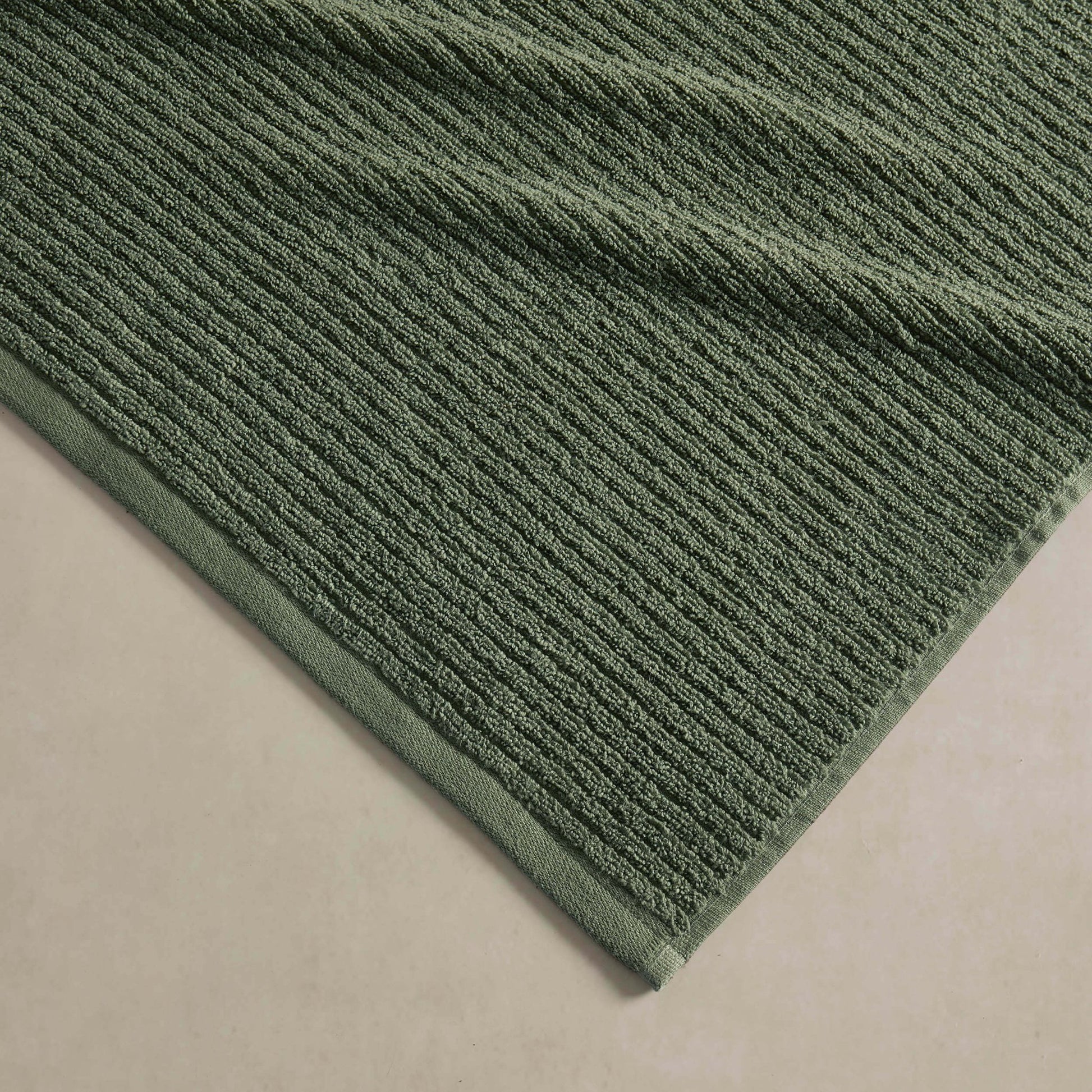 Antigua Soft Fine Ribbed Towel Collection - Fern - DUSK