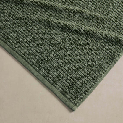 Antigua Soft Fine Ribbed Towel Collection - Fern - DUSK