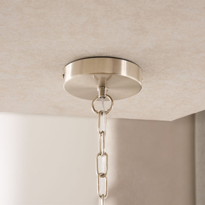April 4 Light Pendant Chandelier - Grey/ Silver - DUSK