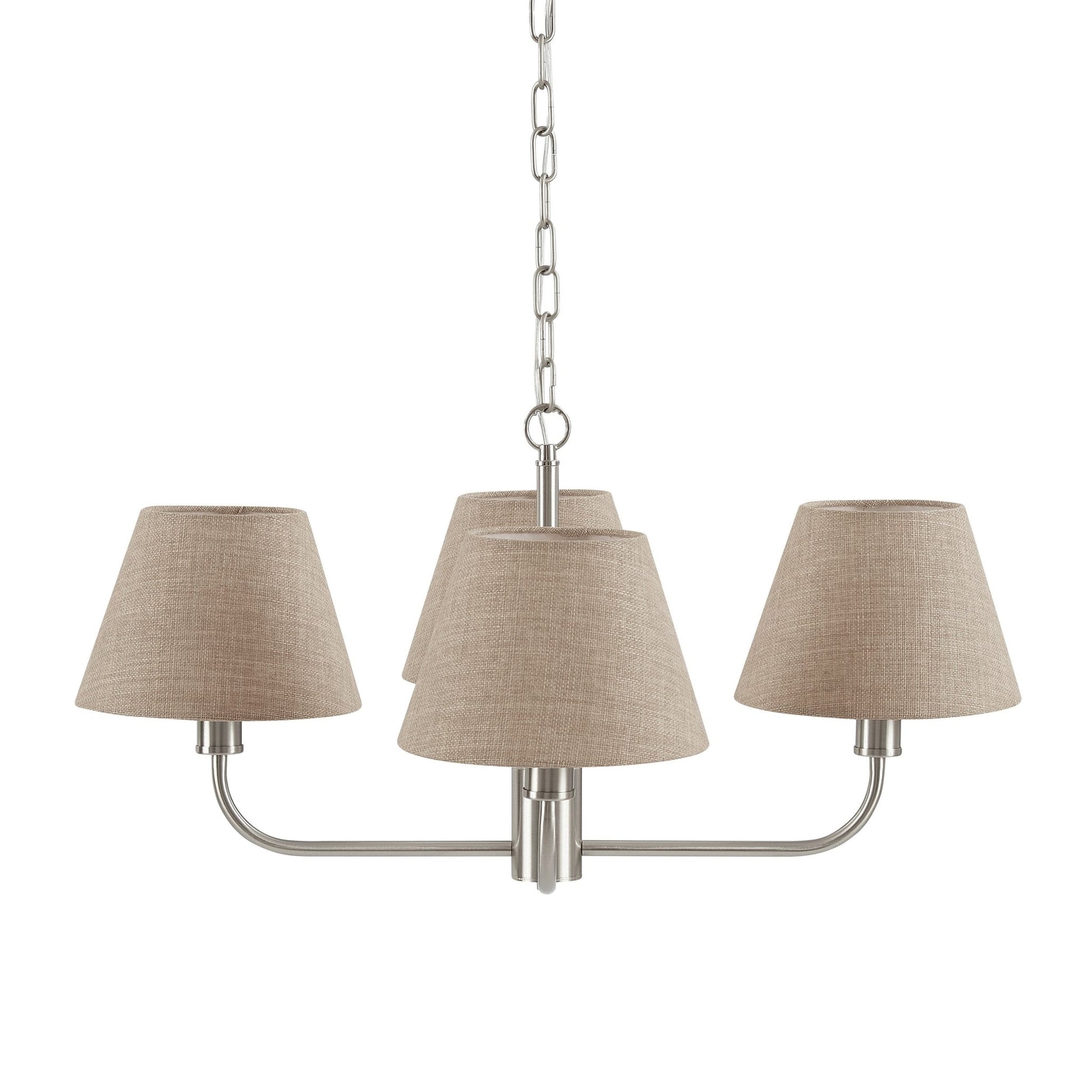 April 4 Light Pendant Chandelier - Grey/ Silver - DUSK