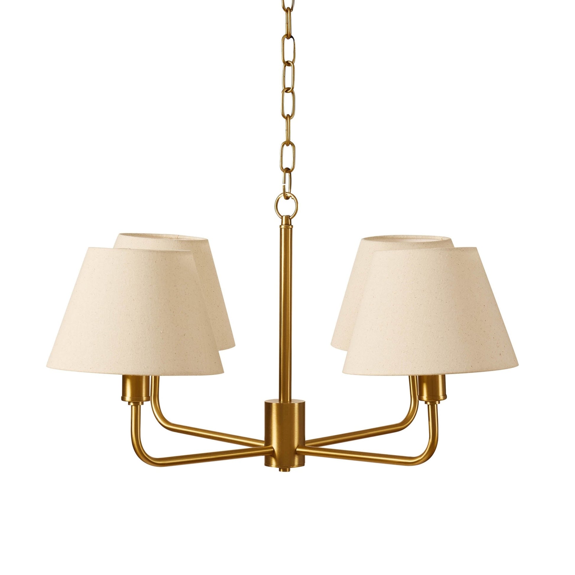 April 4 Light Pendant Chandelier - White/Bronze - DUSK