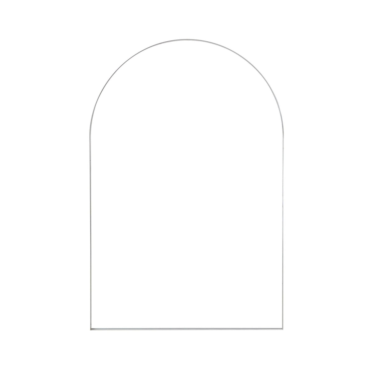 Arched 60x90cm Wall Mirror - Silver - DUSK