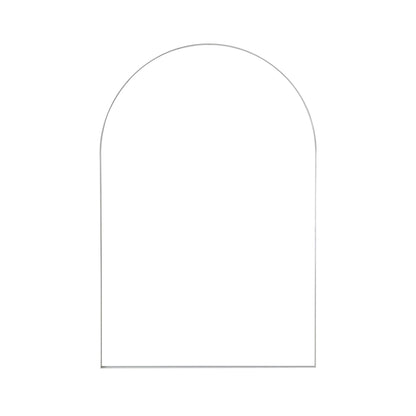 Arched 60x90cm Wall Mirror - Silver - DUSK