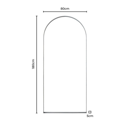 Arched 80x180cm Full Length Mirror - DUSK