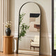 Arched Full Length Mirror - Black - DUSK