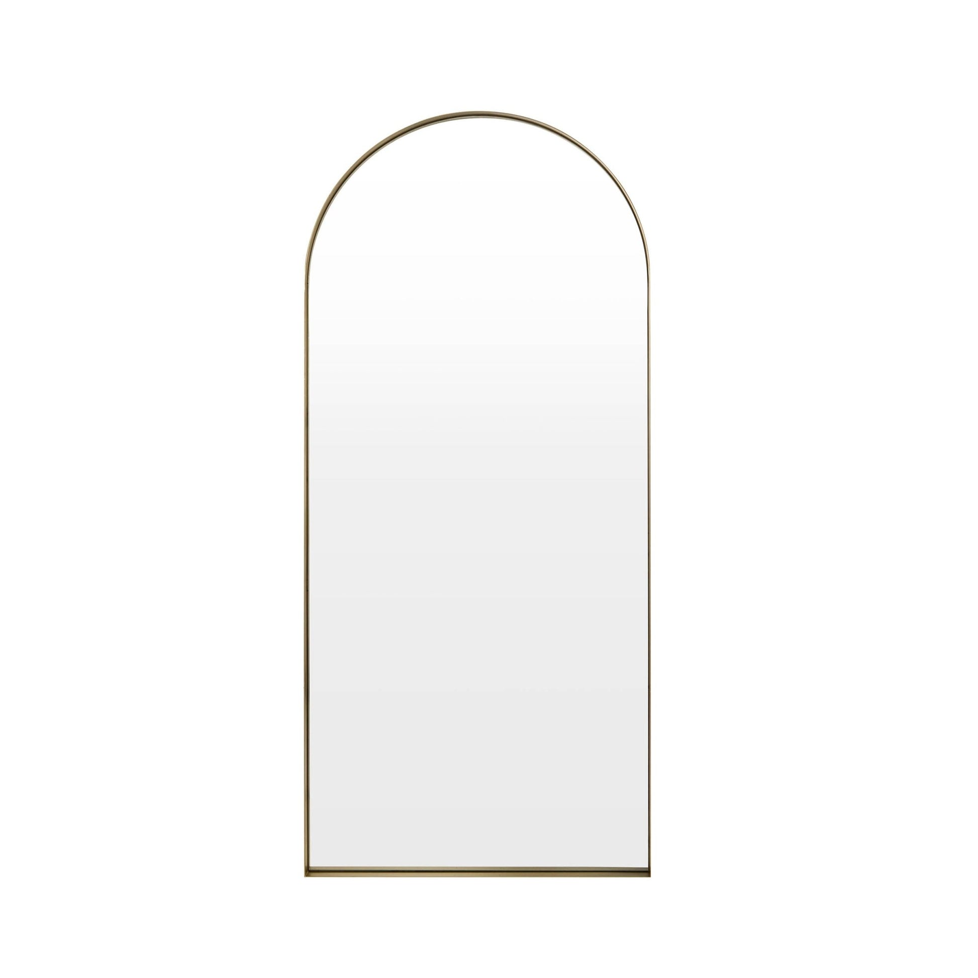 Arched Full Length Mirror - Gold - DUSK
