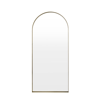 Arched Full Length Mirror - Gold - DUSK