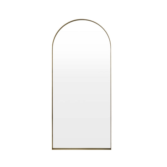 Arched Full Length Mirror - Gold - DUSK