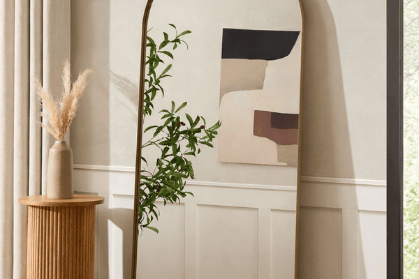 Arched Full Length Mirror - Gold - DUSK