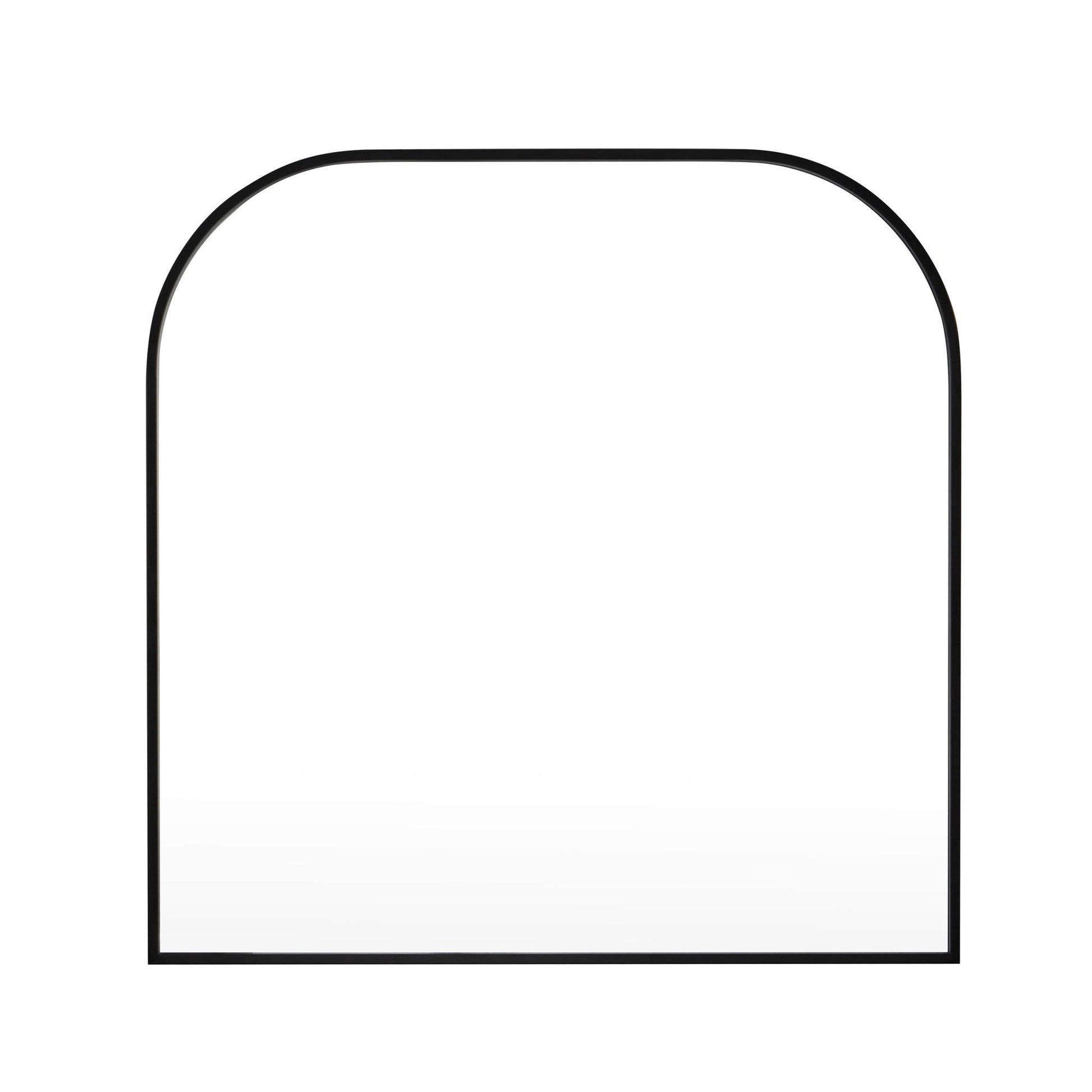 Arched Mantel Mirror - Black - DUSK