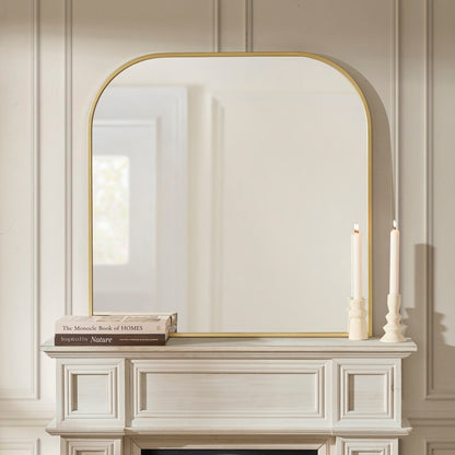 Arched Mantel Mirror - Gold - DUSK