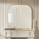 Arched Mantel Mirror - Gold - DUSK