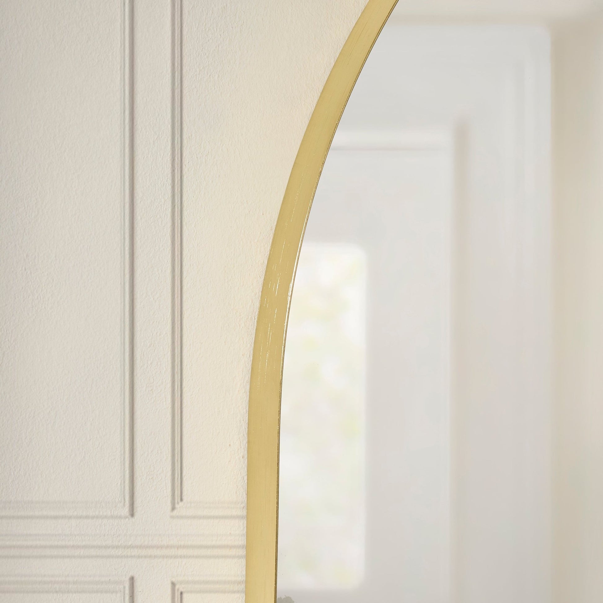 Arched Mantel Mirror - Gold - DUSK