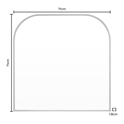 Arched Mantel Mirror - Gold - DUSK