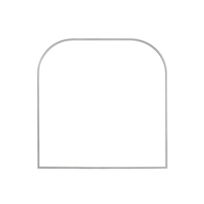 Arched Mantel Mirror - Silver - DUSK