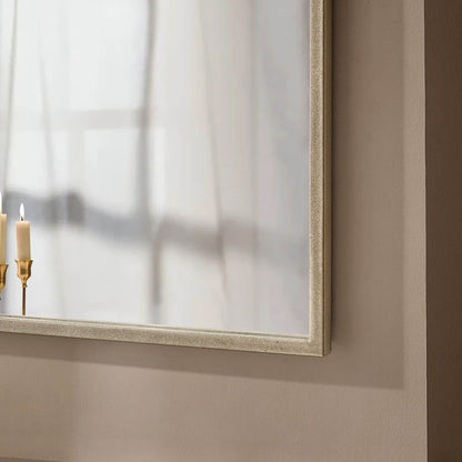 Arched Mantel Mirror - Silver - DUSK
