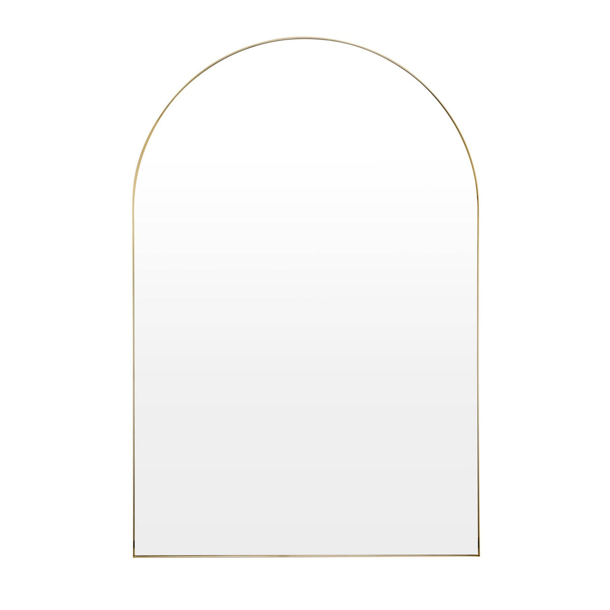 Arched Wall Mirror - Gold - DUSK