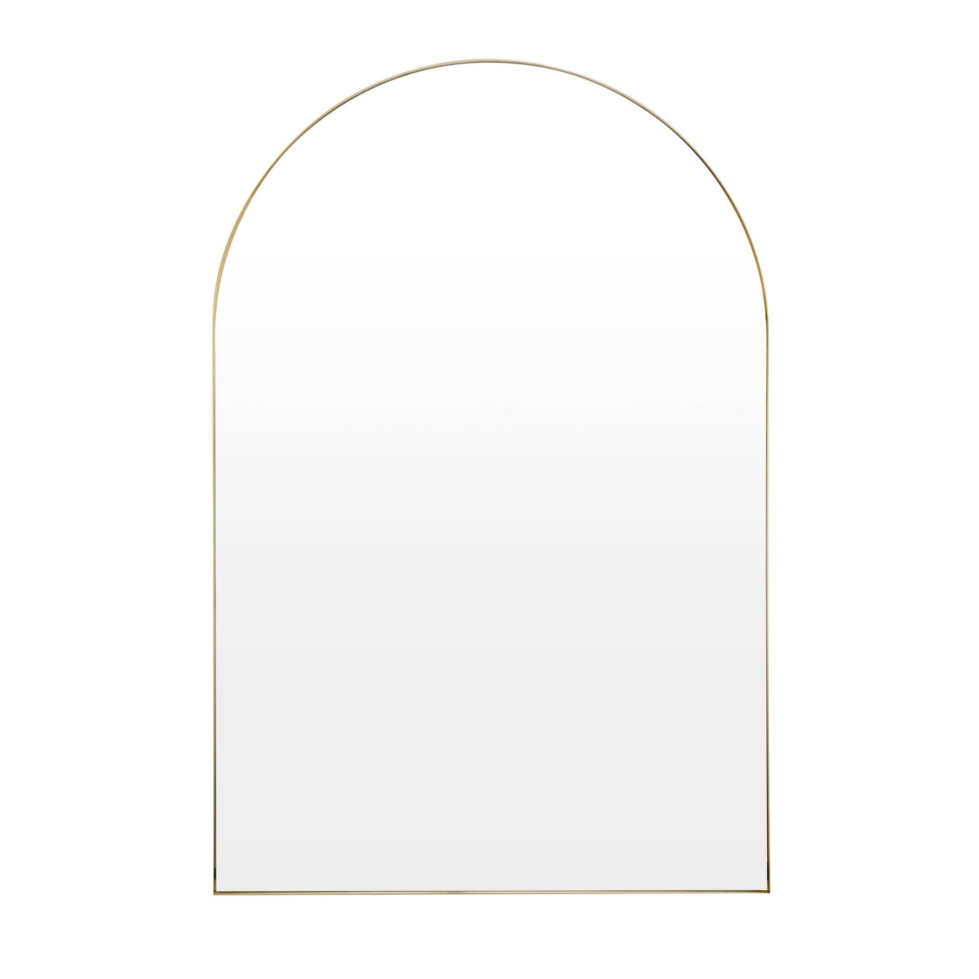 Arched Wall Mirror - Gold - DUSK