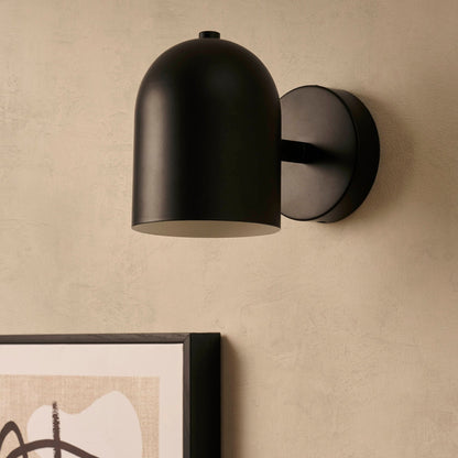 Arden LED Rechargeable Wall Light - Black - DUSK