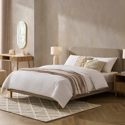 Ascot Bed Frame - Stone Grey - DUSK