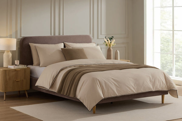 Ascot Bed Frame - Taupe - DUSK