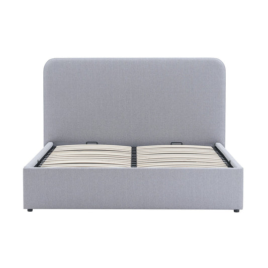 Ascot Ottoman Storage Bed - Blue/Grey - DUSK