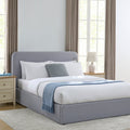 Ascot Ottoman Storage Bed - Blue/Grey - DUSK