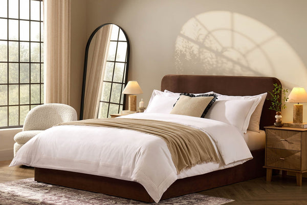 Ascot Ottoman Storage Bed - Cappuccino - DUSK