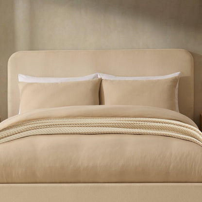 Ascot Ottoman Storage Bed - Cream Linen - DUSK