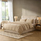 Ascot Ottoman Storage Bed - Cream Linen - DUSK