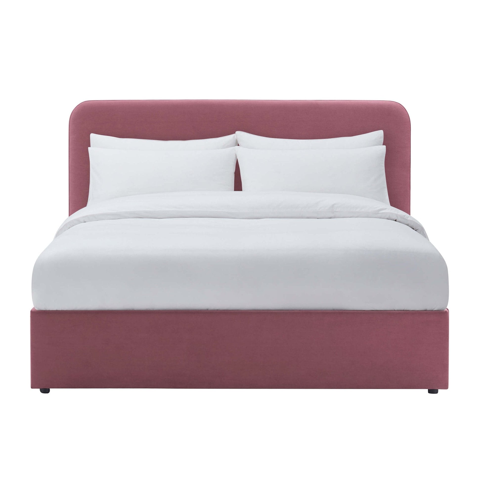 Ascot Ottoman Storage Bed - Dusky Pink - DUSK