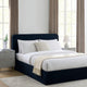 Ascot Ottoman Storage Bed - Navy - DUSK