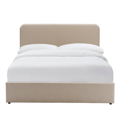 Ascot Ottoman Storage Bed - Stone Grey - DUSK