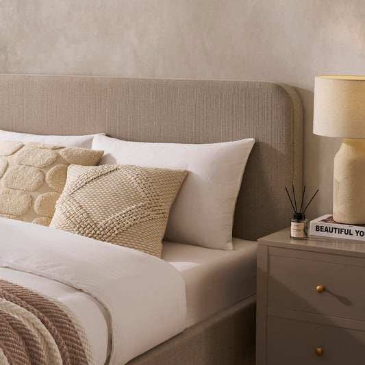 Ascot Ottoman Storage Bed - Stone Grey - DUSK