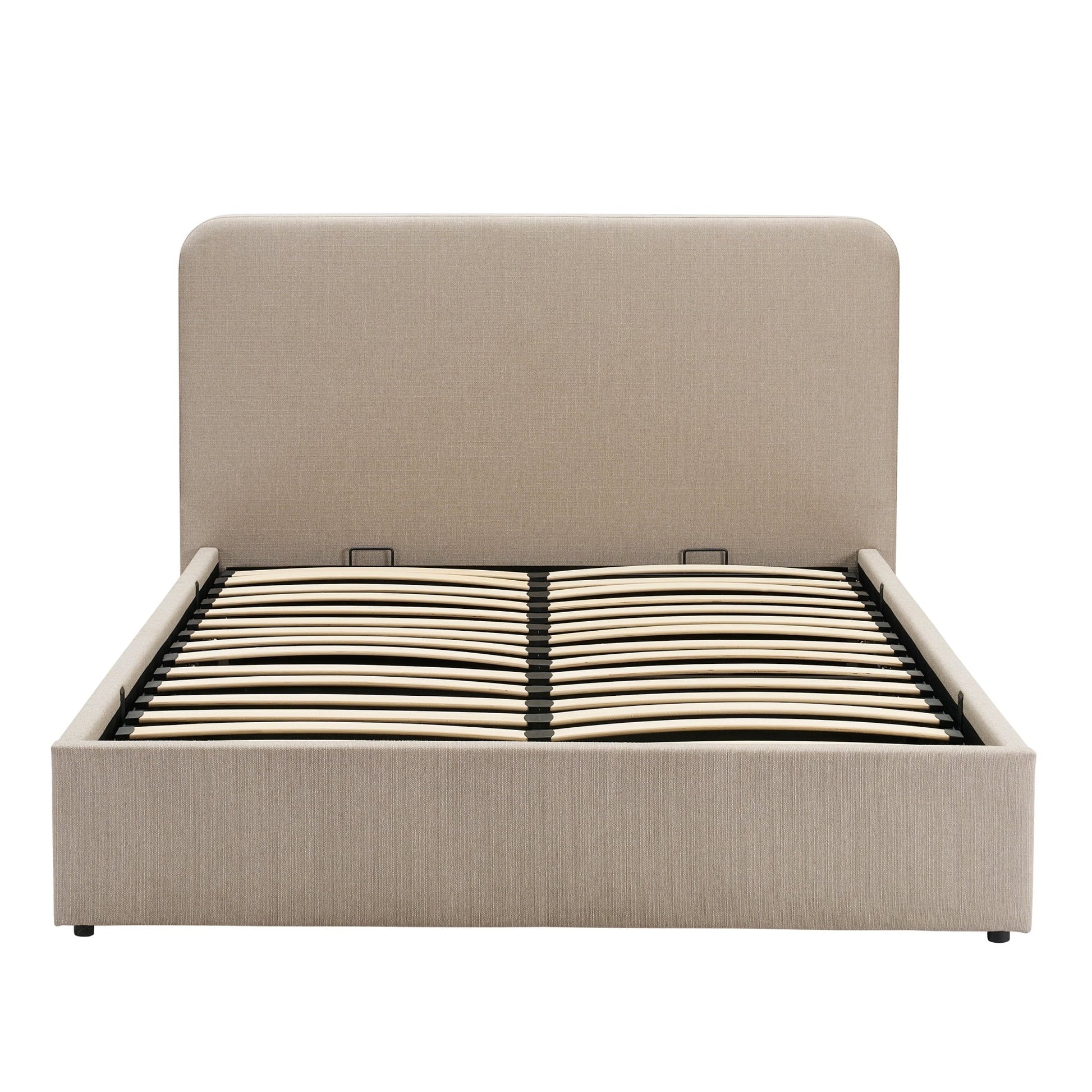 Ascot Ottoman Storage Bed - Stone Grey - DUSK