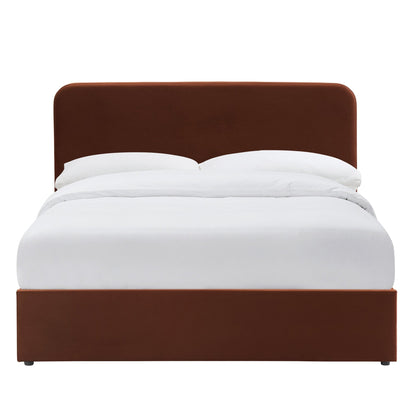 Ascot Ottoman Storage Bed - Terracotta - DUSK