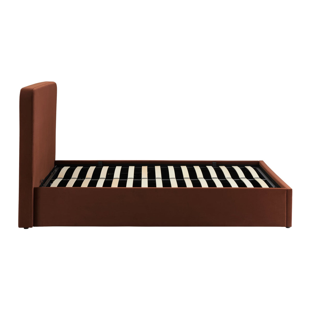 Ascot Ottoman Storage Bed - Terracotta - DUSK